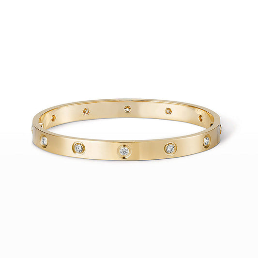 [Vellora Opalyn]LOVE BRACELET 6.1MM 10 DIAMONDS