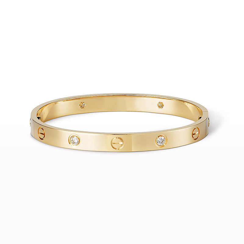 [Vellora Opalyn]LOVE BRACELET 6.1MM 4 DIAMONDS