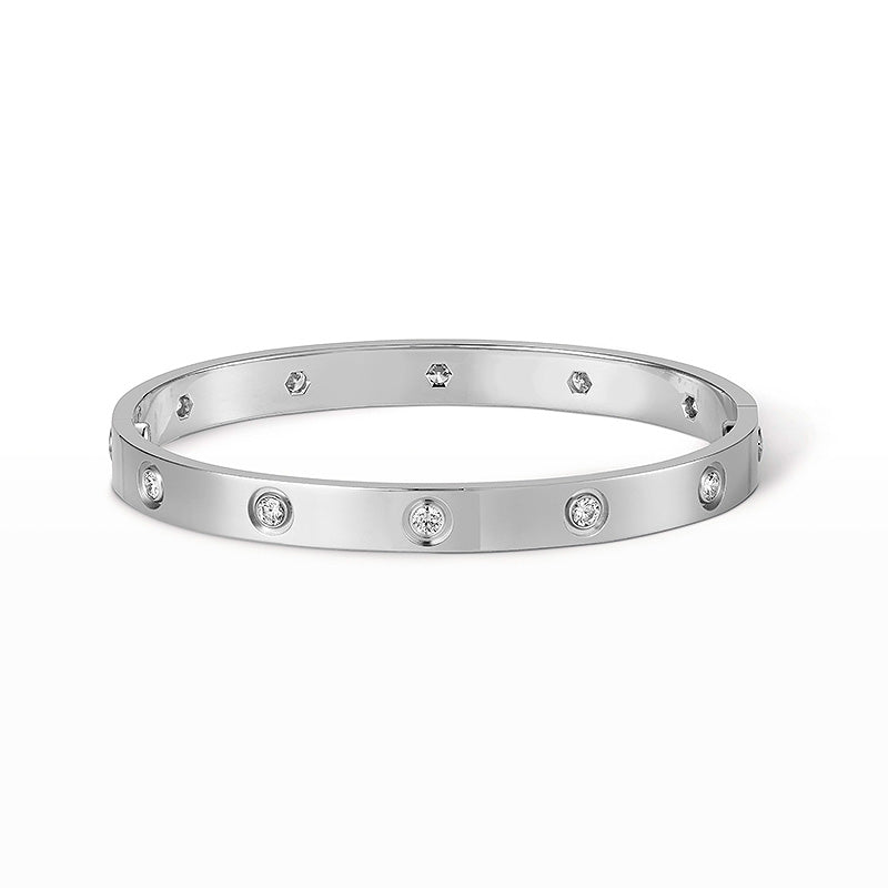 [Vellora Opalyn]LOVE BRACELET 6.1MM 10 DIAMONDS