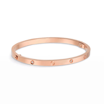 [Vellora Opalyn]LOVE BRACELET 3.65MM 6 DIAMONDS