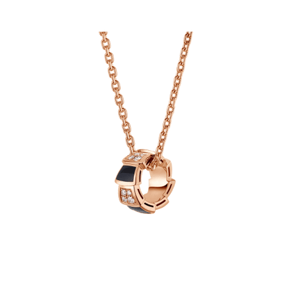 [Vellora Opalyn]SERPENTI PEDANT DIAMOND NECKLACE
