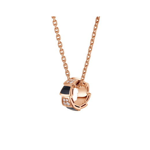 [Vellora Opalyn]SERPENTI PEDANT DIAMOND NECKLACE