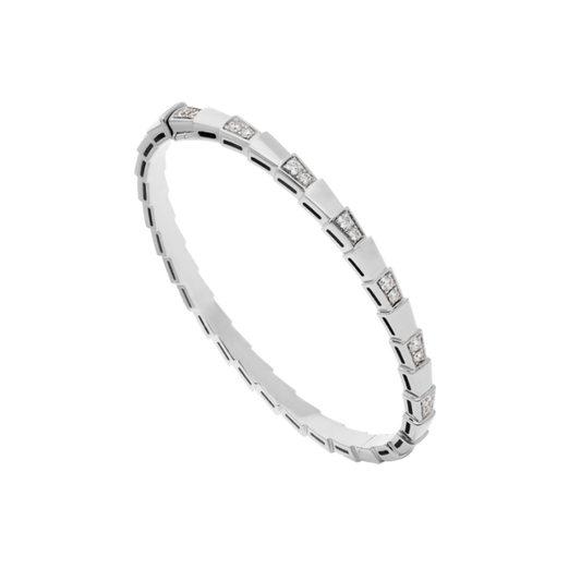 [Vellora Opalyn]SERPENTI BRACELET SILVER DIAMOND