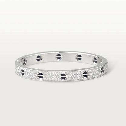 [Vellora Opalyn]LOVE BRACELET 6.1MM DIAMOND-PAVED CERAMIC