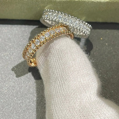 [Vellora Opalyn]PERLEE DIAMOND SILVER RING