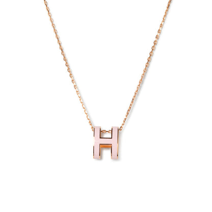 [Vellora Opalyn]POP H PEDANT PINK GOLD