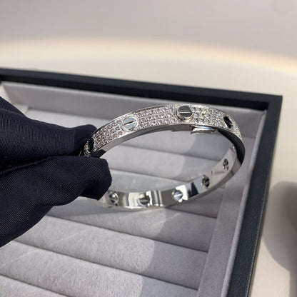 [Vellora Opalyn]LOVE BRACELET 6.1MM DIAMOND-PAVED CERAMIC
