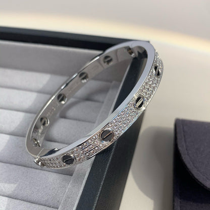 [Vellora Opalyn]LOVE BRACELET 6.1MM DIAMOND-PAVED CERAMIC