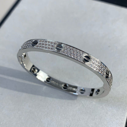 [Vellora Opalyn]LOVE BRACELET 6.1MM DIAMOND-PAVED CERAMIC