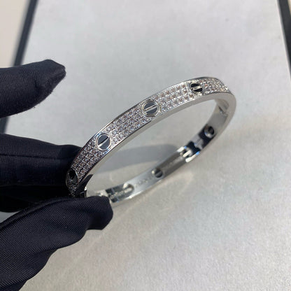 [Vellora Opalyn]LOVE BRACELET 6.1MM DIAMOND-PAVED CERAMIC