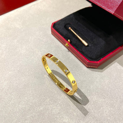 [Vellora Opalyn]LOVE BRACELET 6.1MM 10 DIAMONDS