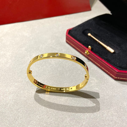 [Vellora Opalyn]LOVE BRACELET 6.1MM 10 DIAMONDS
