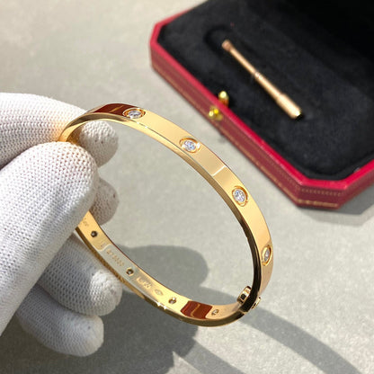 [Vellora Opalyn] LOVE BRACELET 6.1MM 10 DIAMONDS