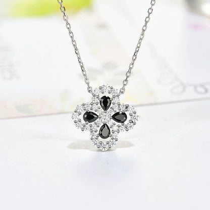 [Vellora Opalyn]LOOP NECKLACE FULL MOTIF DIAMOND 16MM MULTIPLE COLORS