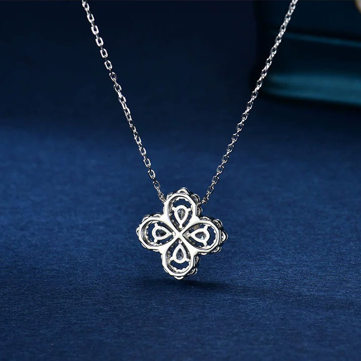 [Vellora Opalyn]LOOP NECKLACE FULL MOTIF DIAMOND 16MM MULTIPLE COLORS