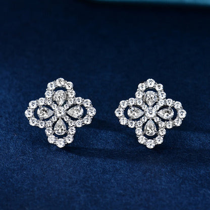 [Vellora Opalyn]LOOP EARRINGS FULL MOTIF DIAMOND 16MM