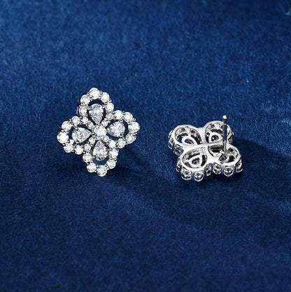 [Vellora Opalyn]LOOP EARRINGS FULL MOTIF DIAMOND 16MM