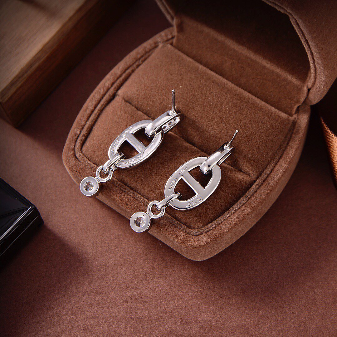 [Vellora Opalyn]HM CHAINE DIAMOND EARRINGS