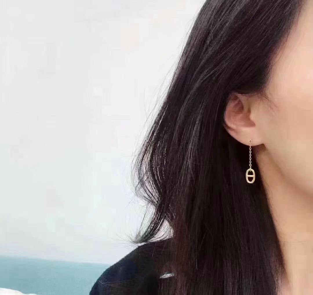 [Vellora Opalyn]CHAINE TASSEL EARRINGS