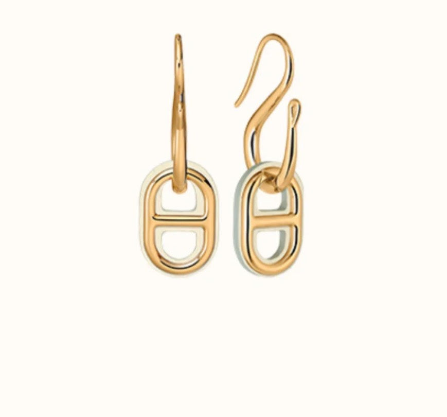 [Vellora Opalyn]HM O'MAILLON GOLD EARRINGS