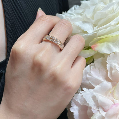 [Vellora Opalyn]KELLY PINK GOLD DIAMOND RING