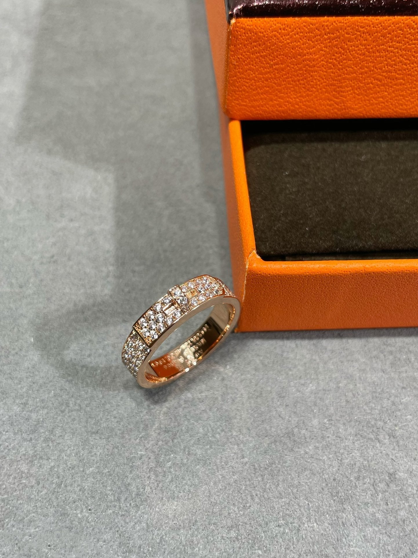 [Vellora Opalyn]KELLY PINK GOLD DIAMOND RING