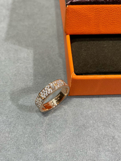 [Vellora Opalyn]KELLY PINK GOLD DIAMOND RING