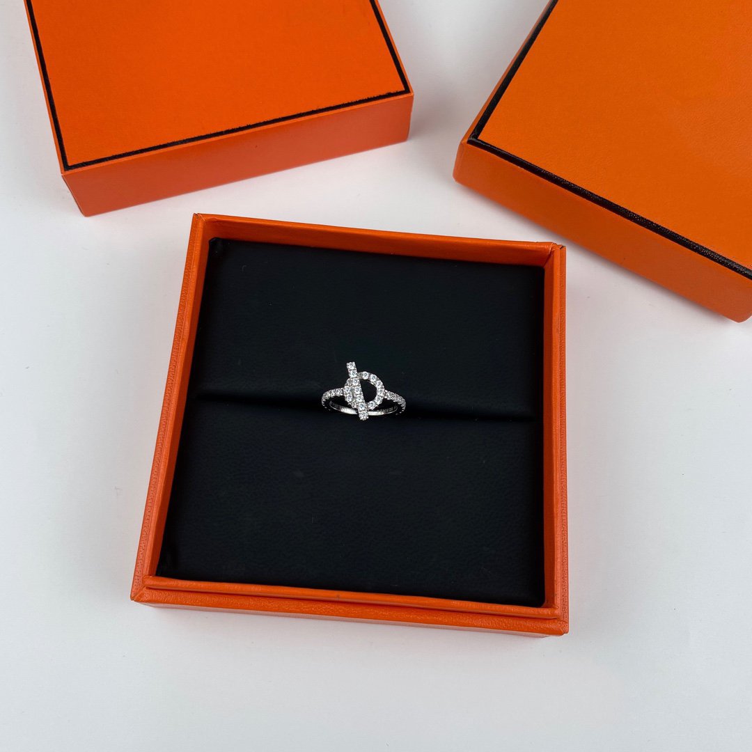 [Vellora Opalyn]ECHAPPEE RING SILVER DIAMOND