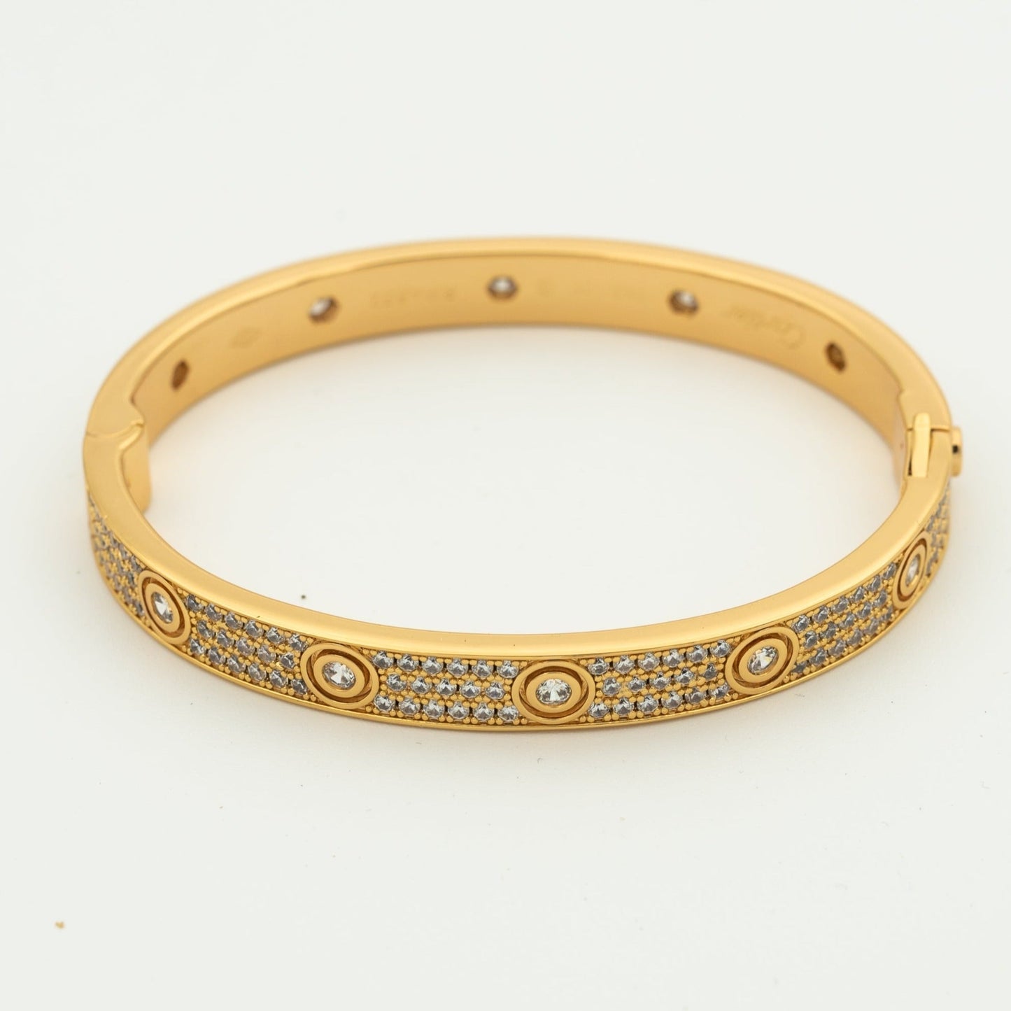 [Vellora Opalyn]LOVE BRACELET 6.1MM DIAMOND-PAVED 10 BIG DIAMONDS