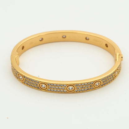 [Vellora Opalyn]LOVE BRACELET 6.1MM DIAMOND-PAVED 10 BIG DIAMONDS