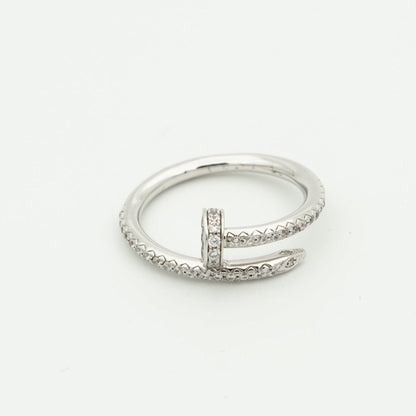 [Vellora Opalyn]JUSTE RING 1.8MM SILVER DIAMONDS