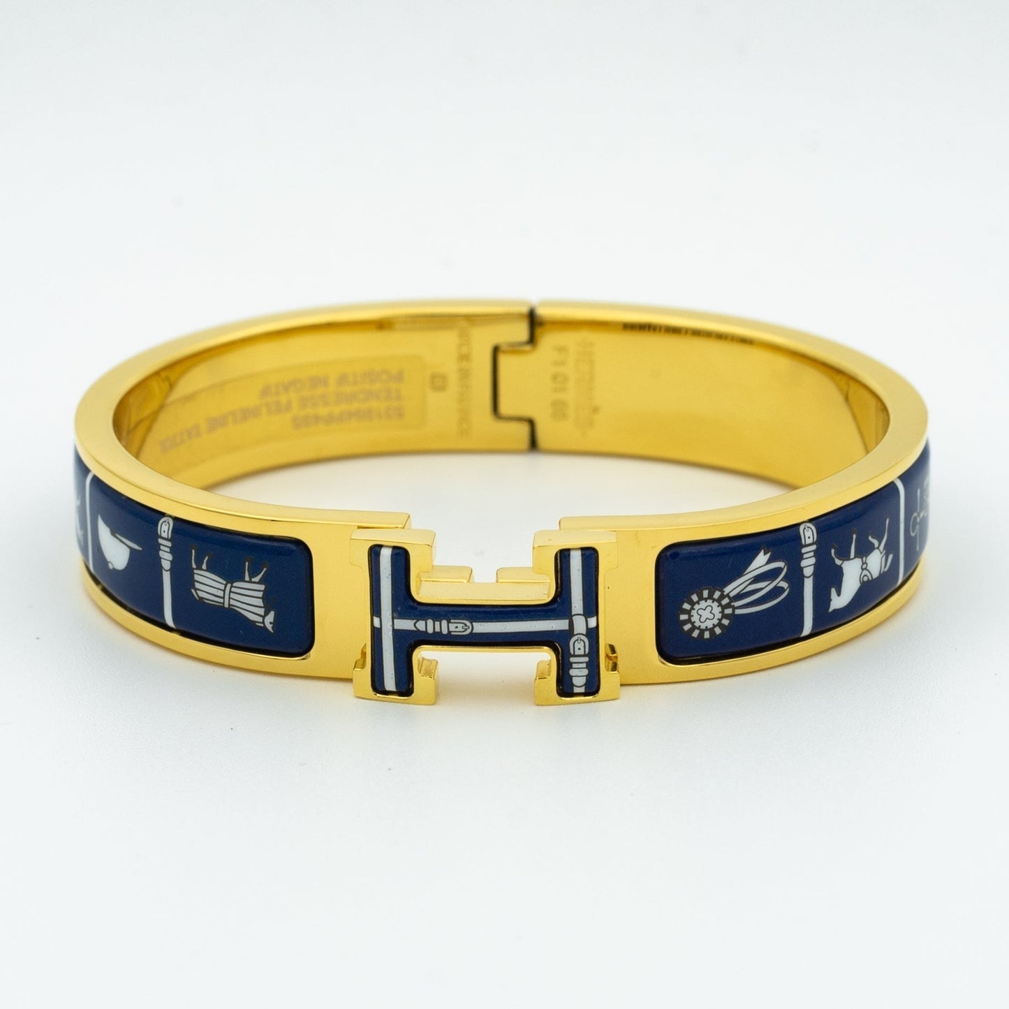 [Vellora Opalyn]H BRACELET BLUE CERAMIC