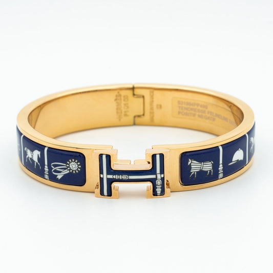 [Vellora Opalyn]H BRACELET BLUE CERAMIC