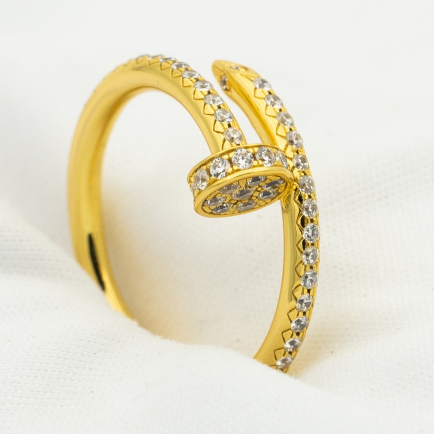 [Vellora Opalyn]JUSTE RING 1.8MM GOLD DIAMONDS