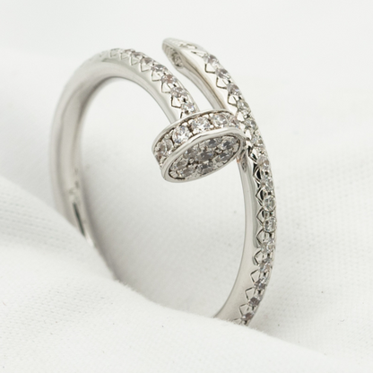 [Vellora Opalyn]JUSTE RING 1.8MM SILVER DIAMONDS