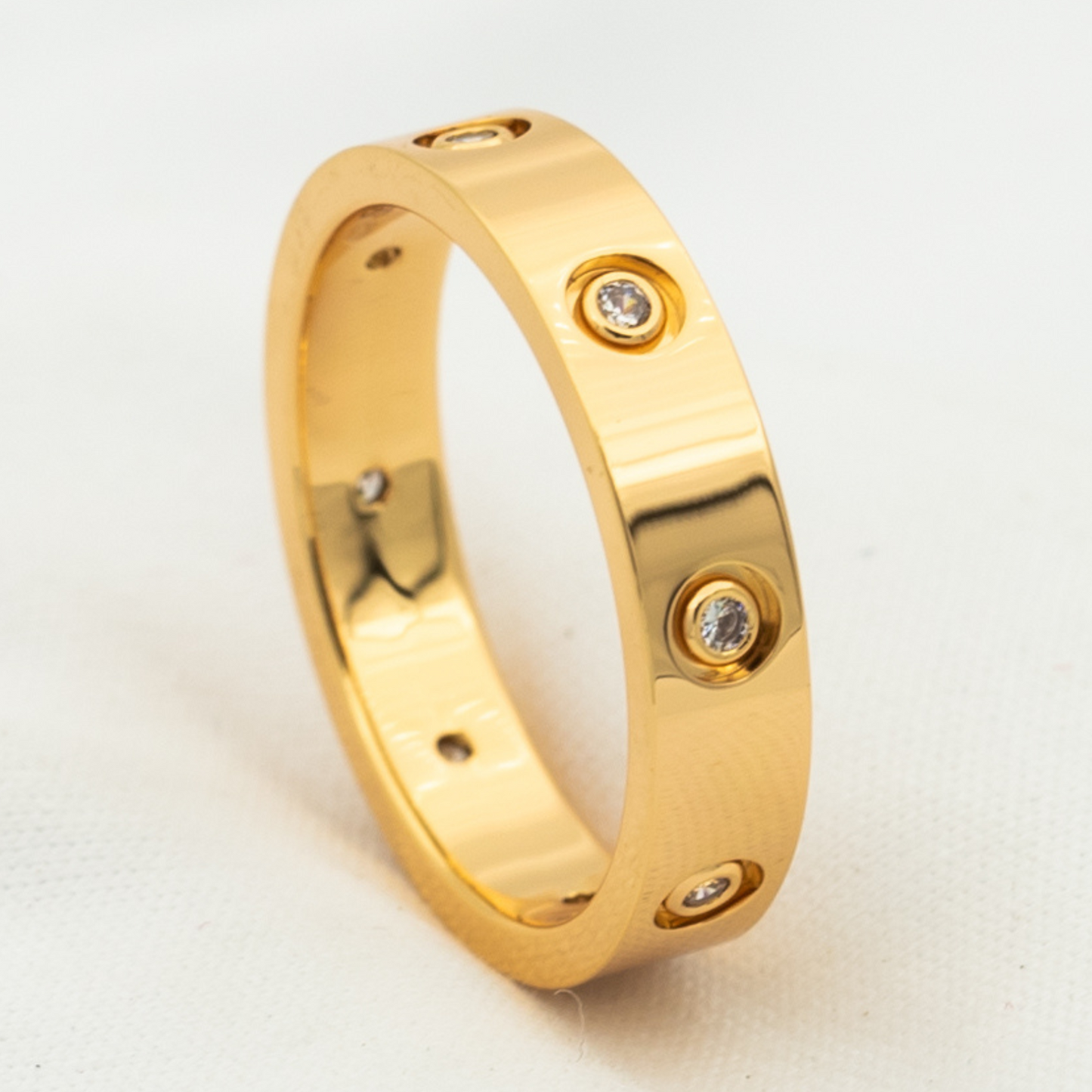 [Vellora Opalyn]LOVE RING 3.6MM 8 DIAMONDS