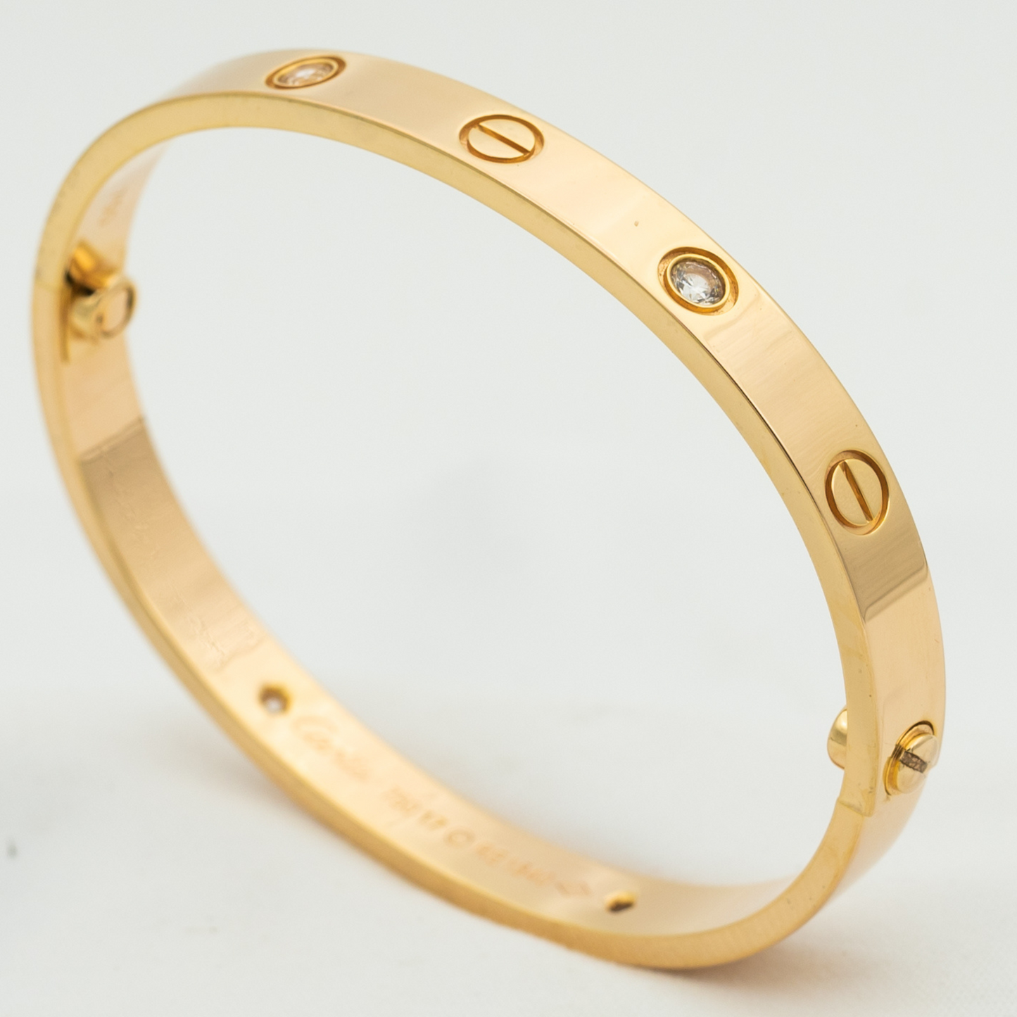 [Vellora Opalyn]LOVE BRACELET 6.1MM 4 DIAMONDS