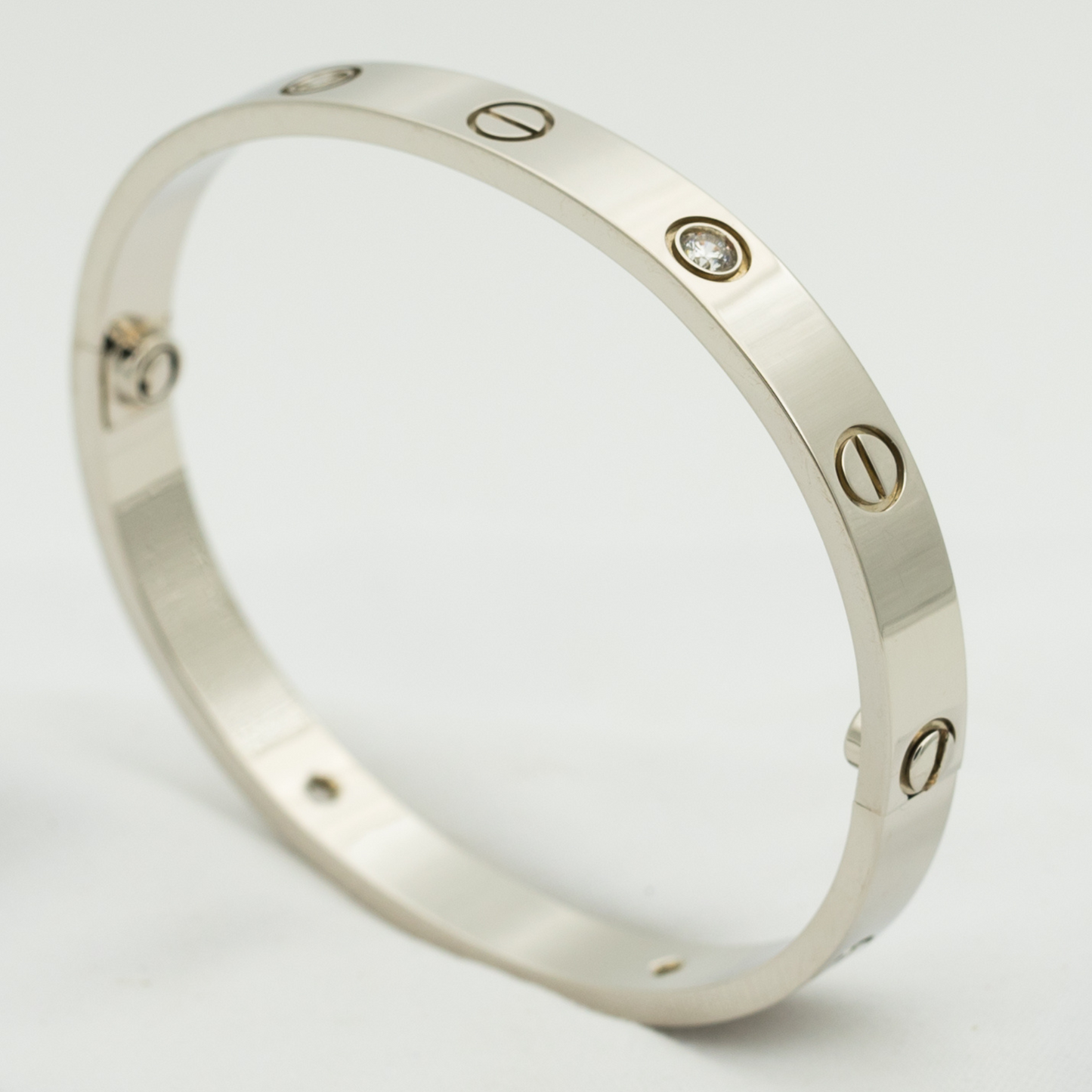 [Vellora Opalyn]LOVE BRACELET 6.1MM 4 DIAMONDS