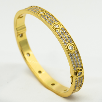 [Vellora Opalyn]LOVE BRACELET 6.1MM DIAMOND-PAVED 10 BIG DIAMONDS
