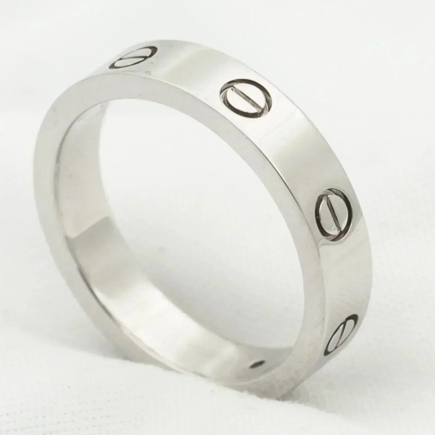 [Vellora Opalyn]LOVE RING 4MM 1 DIAMOND SILVER
