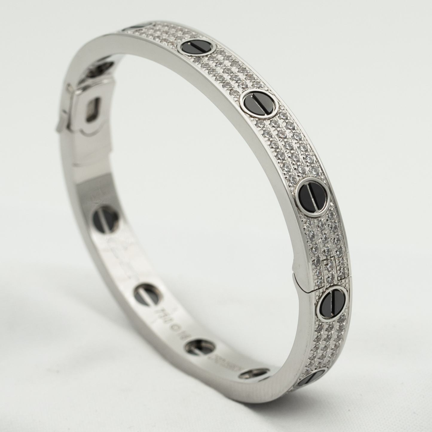 [Vellora Opalyn]LOVE BRACELET 6.1MM DIAMOND-PAVED CERAMIC