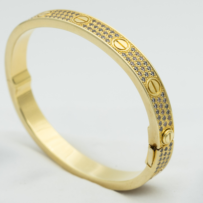 [Vellora Opalyn]LOVE BRACELET 6.1MM DIAMOND-PAVED