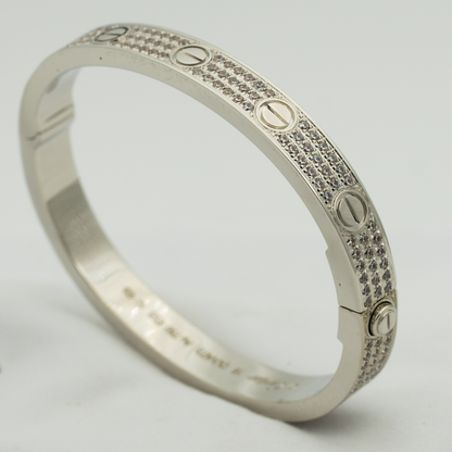 [Vellora Opalyn]LOVE BRACELET 6.1MM DIAMOND-PAVED
