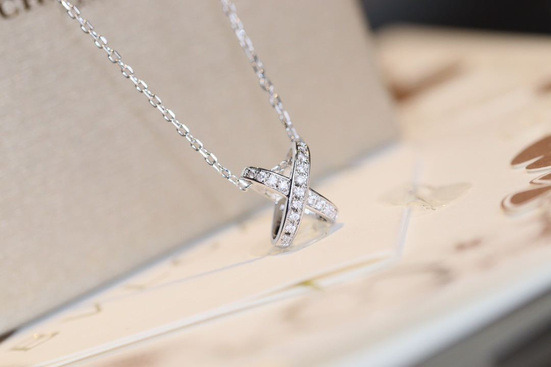 [Vellora Opalyn]JEUX DE DIAMOND NECKLACE