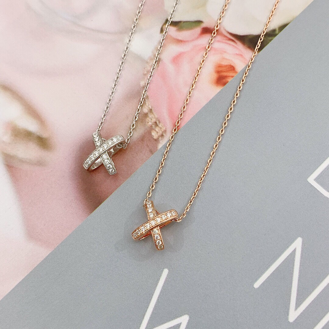 [Vellora Opalyn]JEUX DE DIAMOND NECKLACE