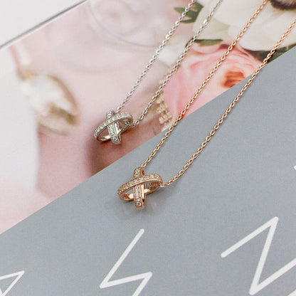 [Vellora Opalyn]JEUX DE DIAMOND NECKLACE
