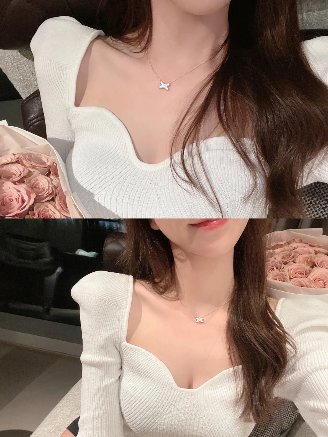 [Vellora Opalyn]JEUX DE NECKLACE 1 DIAMOND