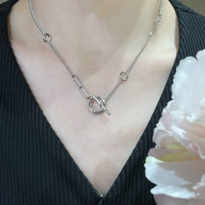 [Vellora Opalyn]HM STERLING CHAINE D'ANCRE HEART