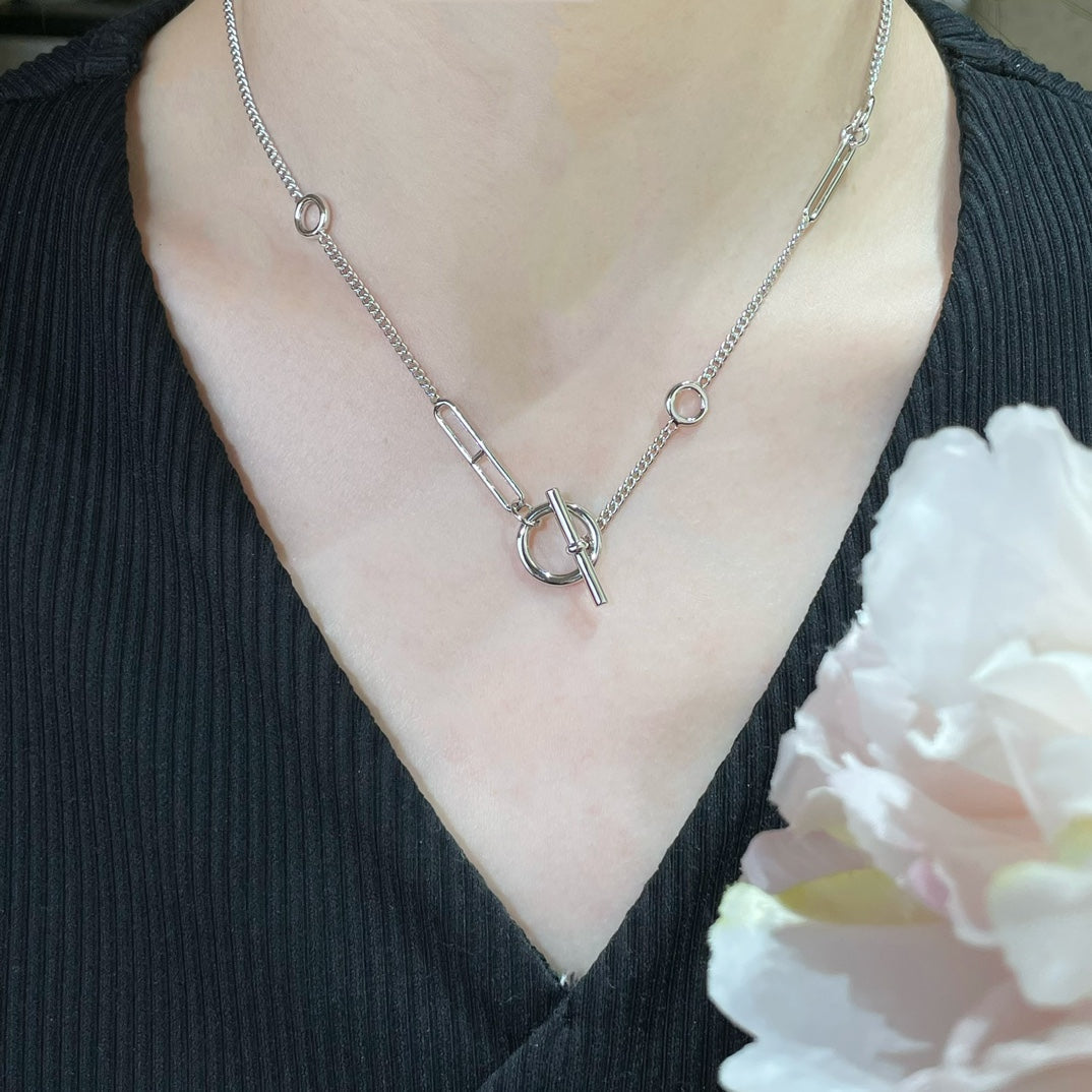 [Vellora Opalyn]HM STERLING CHAINE D'ANCRE HEART