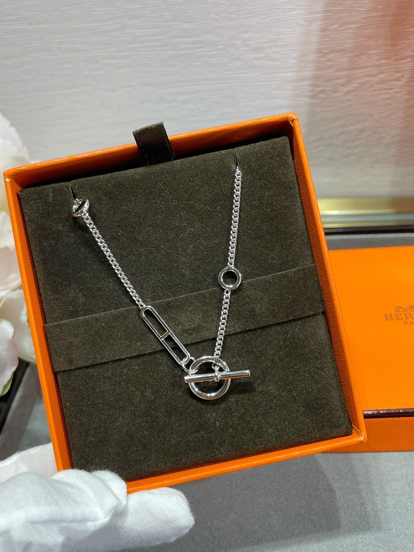 [Vellora Opalyn]HM STERLING CHAINE D'ANCRE HEART